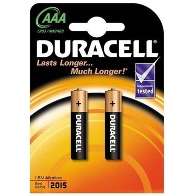 Алканові батарейки Duracell 81417085 (AAA, 2 шт.) 81417085 фото