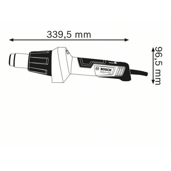 Строительный фен Bosch GHG 20-60 (2 кВт, 150-500 л/мин) (06012A6400) 06012A6400 фото