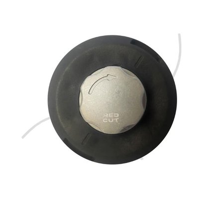Котушка для тріммера з жилкою PROF, металева кнопка, швидке завантаження, М10*1,25мм 35-10006 фото