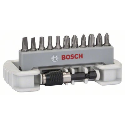 Набір біт Bosch Extra-Hart Compact (25 мм, 11 шт. + бітотримач) (2608522130) 2608522130 фото