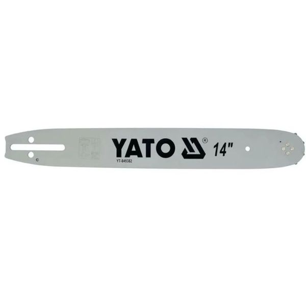 Шина направляющая цепной пилы YATO l= 14"/ 36 см (52 звена) для цепей YT-84951, YT-84960 YT-84931 фото