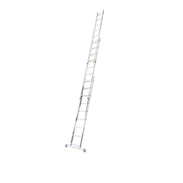Лестница алюминиевая 3-х секционная BLUETOOLS Expert (3х9 ступеней) (160-9026) 160-9026 фото