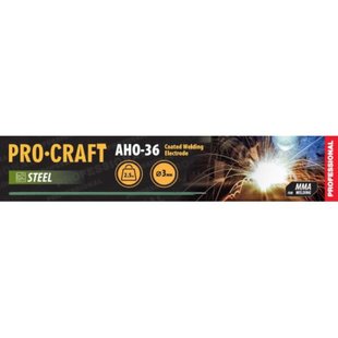 Електроди Procraft AHO36 2,5кг 3мм, шт (2.5 кг) 241882 фото