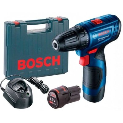 Аккумуляторная дрель-шуруповерт Bosch GSR 120-LI Professional (12 В, 2х2 А*ч, 30 Н*м) (06019G8000) 06019G8000 фото