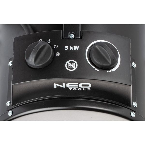 Електрична теплова гармата Neo Tools (5 кВт, ~3ф, 380 В) (90-069) 90-069 фото