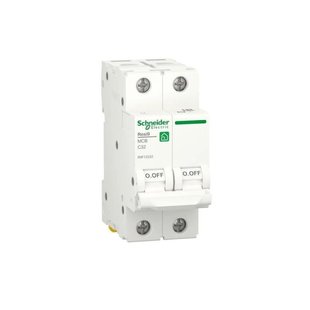 Автоматичний вимикач Schneider Electric Resi9 6kA 2P 32A тип C 158479 фото