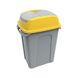 Бак для мусора Planet Hippo 25 л Серо-желтый 00-00003574 фото 2