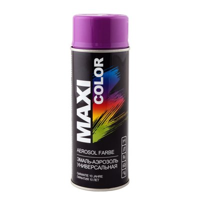 Эмаль аэрозольная универсальная декоративная Maxi Color RAL 4008 ярко-фиолетовая 400 мл MX4008 фото