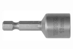Насадка торцева магнітна 6-гранна YATO : HEX M8 x 48 мм, HEX Ø= 1/4" YT-1513 фото
