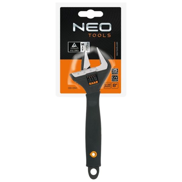 Ключ розвідний NEO Tools (200 мм, 0-39 мм) (03-014) 03-014 фото