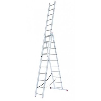 Универсальная 3-секционная лестница KRAUSE Corda (3х10 ступеней) (030405) 030405 фото