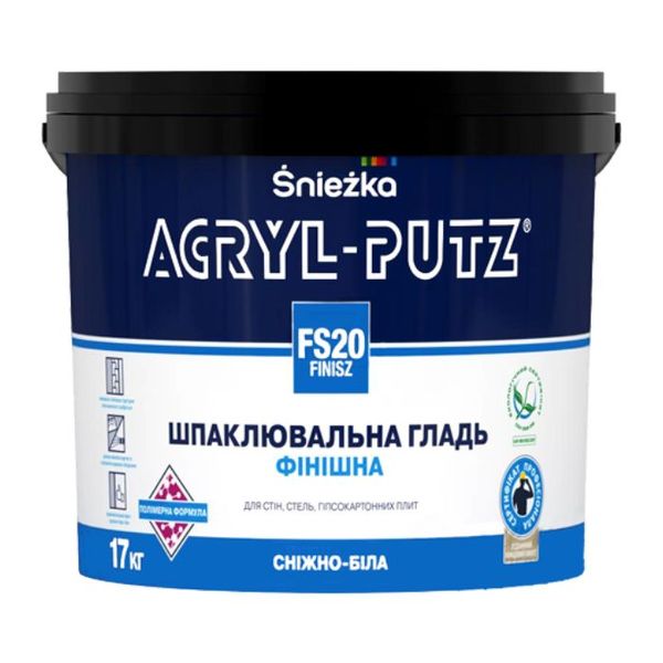 Sniezka АКРИЛ-ПУЦ фініш, 17 кг 10303005 фото