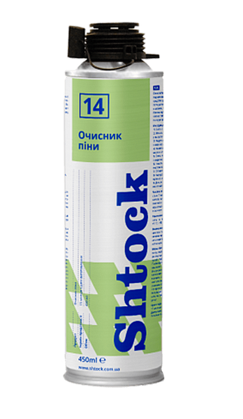 Очищувач піни монтажної Shtock, 450 мл (20шт) №14 10610805 фото