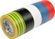 Изолента разноцветная YATO, 19 мм х 20 м, Набор 10шт. YT-8173 фото 1