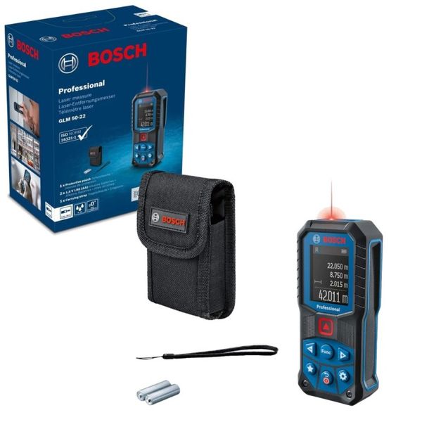 Лазерний далекомір Bosch GLM 50-22 Professional (0.05-50 м) (0601072S00) 0601072S00 фото