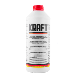 Антифриз концентрат KRAFT G12/G12+ червоний 1,5 л KF103 фото