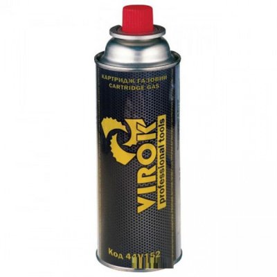 Газовый картридж Virok с резьбовым соединением (EU) 300 г 44V153 фото