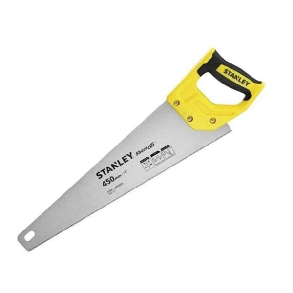Ножовка по дереву STANLEY "SHARPCUT": L=450 мм, 11 зубов/1" STHT20370-1 фото