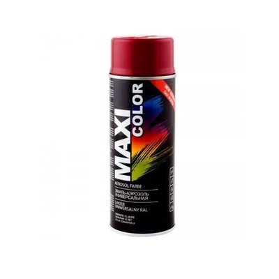 Емаль аерозольна універсальна декоративна Maxi Color RAL 3011 коричнево-червона 400 мл MX3011 фото