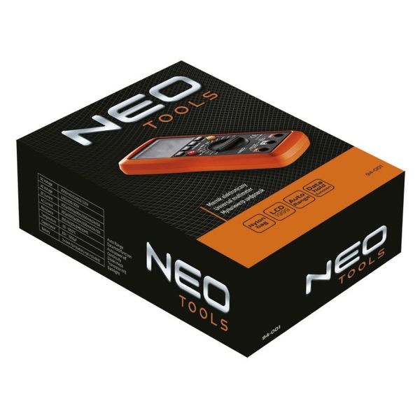 Мультиметр цифровий NEO Tools (94-001) 94-001 фото