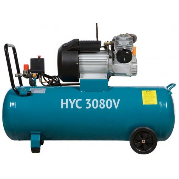Воздушный компрессор Hyundai HYC 3080V (2.2 кВт, 420 л/мин, 80 л) HYC 3080v фото