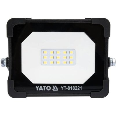 Прожектор YATO Светодиодный SMD 10Вт, 230В, 950Лм, 15 диодов, 115х98х32 мм YT-818221 фото