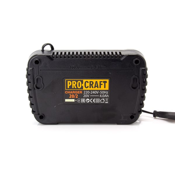 Аккумуляторная пила Procraft PCA40/2 + 2 акб 4Ач + ЗП charger20/2 + Масло для цепи 1л PCA40_2_oliva фото