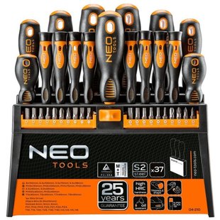 Набор отверток Neo Tools (37 шт.) (04-210) 04-210 фото
