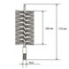 Щітка металева для чищення теплообмінника «Savent», 60мм 00-00009057 фото 4