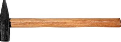 Молоток слюсарний VOREL з дерев'яною ручкою, m=300г 30030 фото
