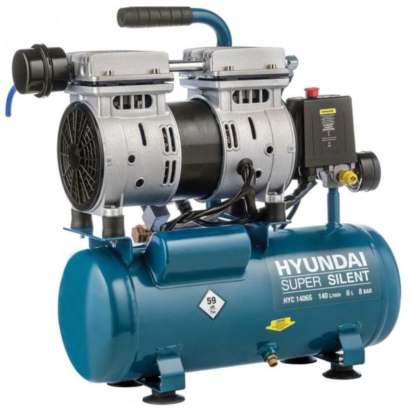 Компрессор Hyundai HYC 1406S (0.75 кВт, 140 л/мин, 6 л) HYC 1406S фото