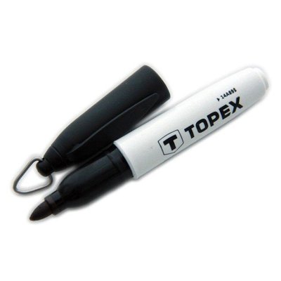 Міні-маркер перманентний Topex (95 мм) (14A895) 14A895 фото
