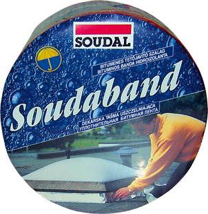 Стрічка бітум. 10 см/10м/alu SOUDABAND 00-00002987 фото