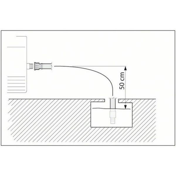 Bosch Шланг всмоктувальний для GHP F016800335 фото