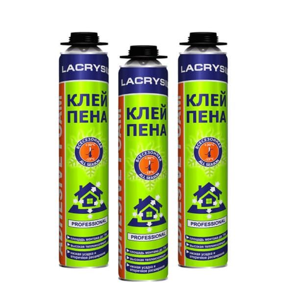 Клей-піна монтажна професійна LACRYSIL 800 мл.