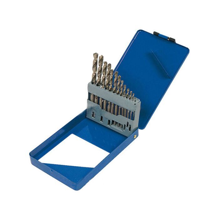 Набор сверл по металлу Р6М5 белых 2,0-8,0мм 13шт (мет. коробка)