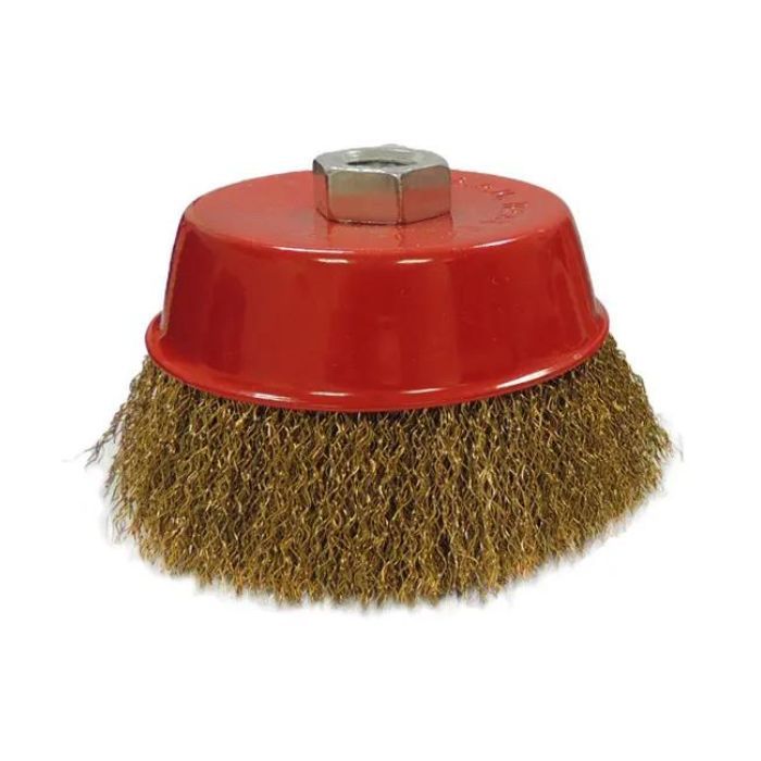 Щетка-чашка BlackStar 100 мм латунированная (60-10100)