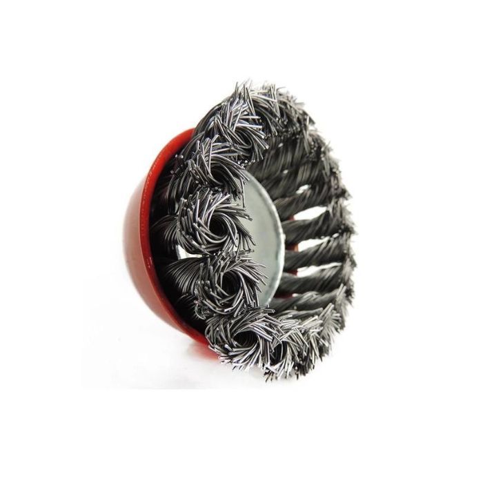 Щітка металева 75мм*М14 для КШМ, чашка жорстка "BlackStar"