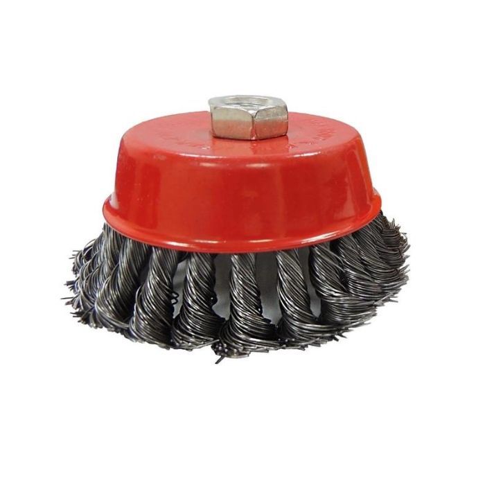 Щетка металлическая 85мм*М14 для КШМ, чашка жесткая "BlackStar"