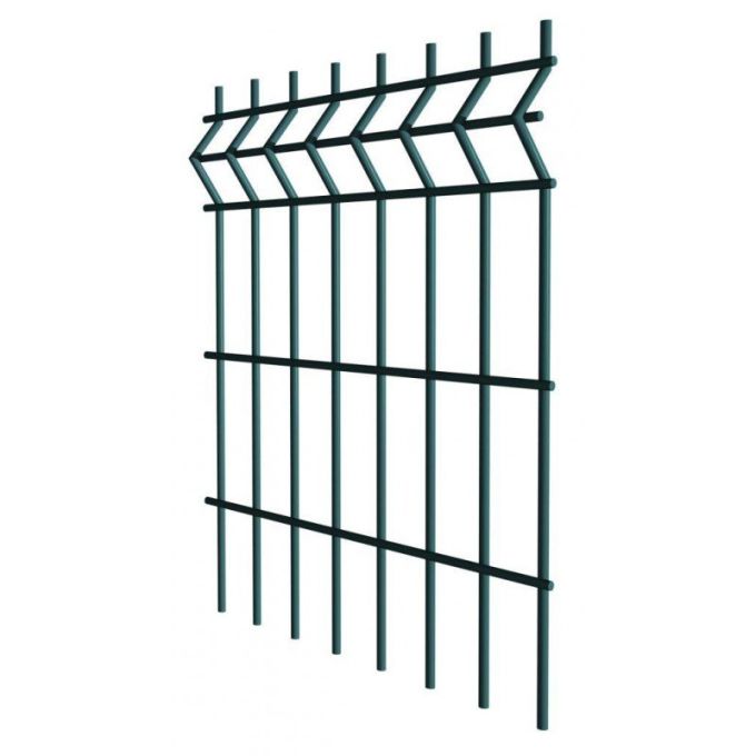 Сітка секційна 3D 2000х2500х4 ф.4х4 50х200 ОЦ+RAL 6005 (Зелений)