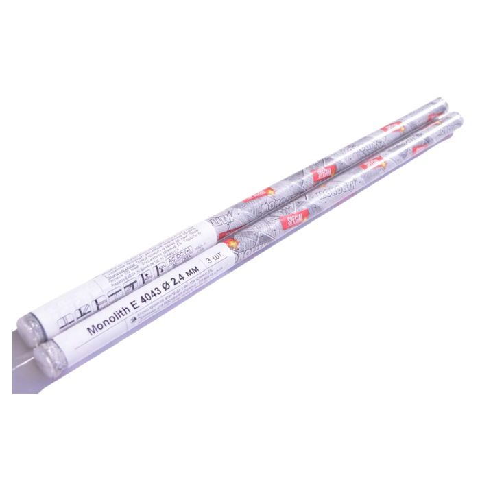 Електроди Моноліт Е4043 TM MONOLITH д 2.4 мм: тубус 3шт