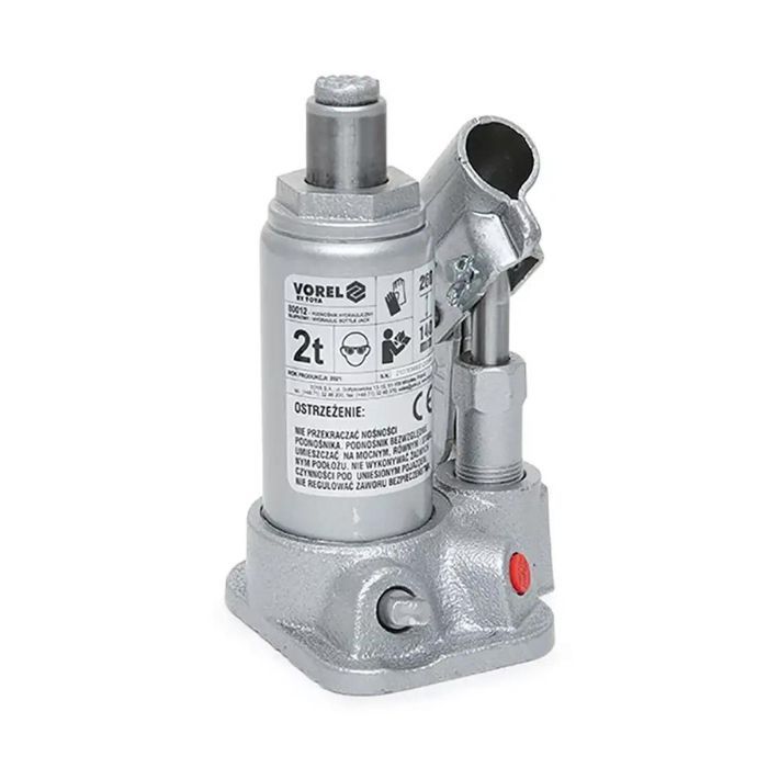 Домкрат гідравлічний стовбцевий VOREL; F=2 т, роб.висота -148-276мм
