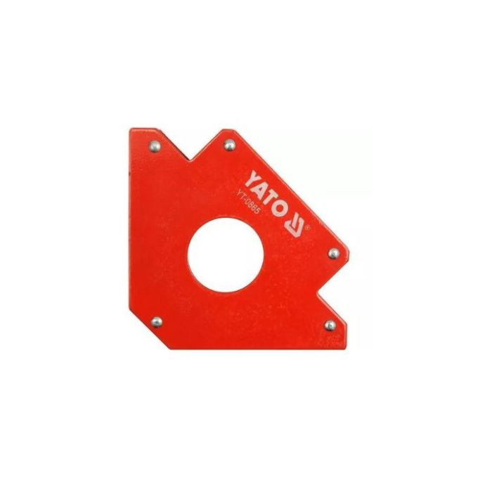 Струбцина магнітна для зварки YATO : 34 кг, 122 х 190 х 25 мм, Ø=46 мм