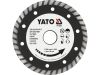 Диск алмазний відрізний YATO TURBO 125x2,6x22,2 камінь, бетон YT-6023