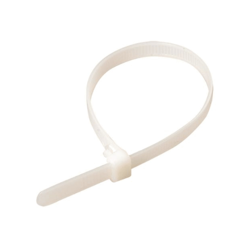 Хомут стяжний капрон. білий 150х3,6 100шт
