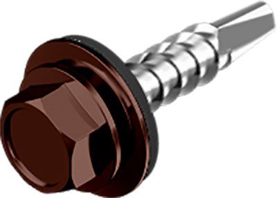 TEX-HF Гвинт 4,8х35 цб RAL 8017 д/дер шоколад