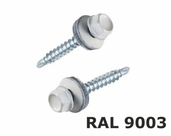 TEX-HF Гвинт 4,8х35 цб RAL 9003 д/дер біло-голуб