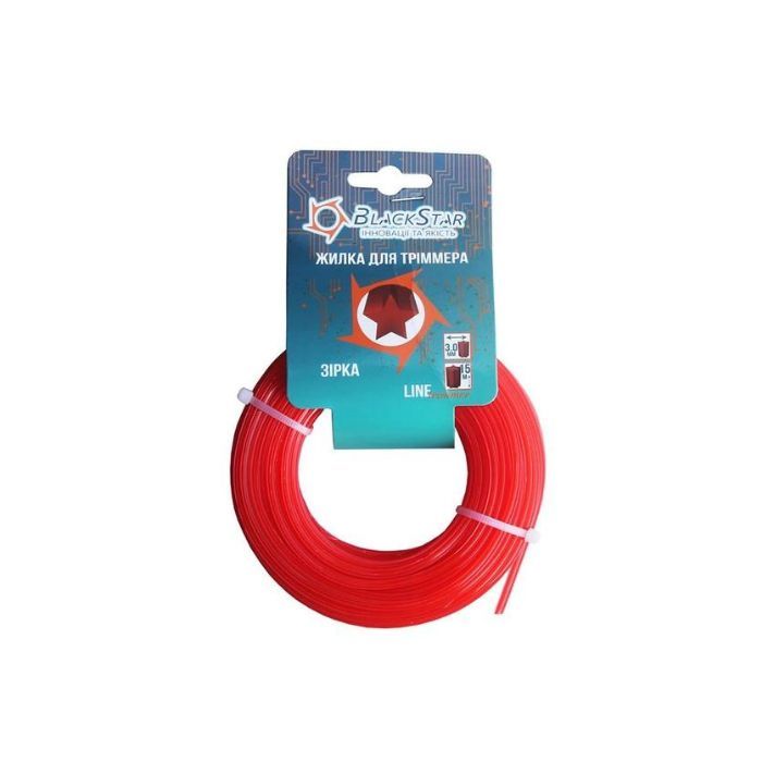 Волосіння для трімера BlackStar зірка 2,7мм 15м