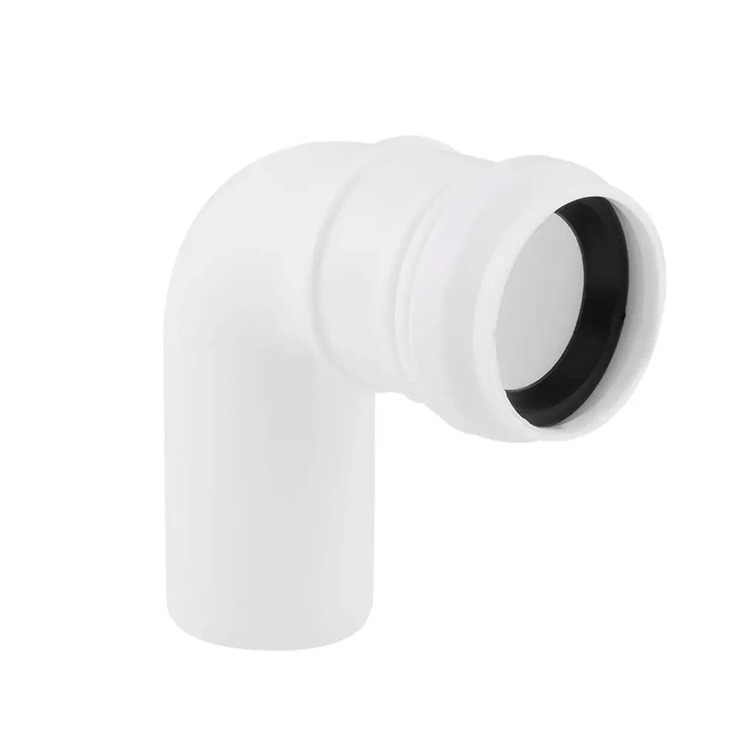 Колено из полипр. белое (90) 32х32 (1 резинка) д/канализ. труб TA Sewage