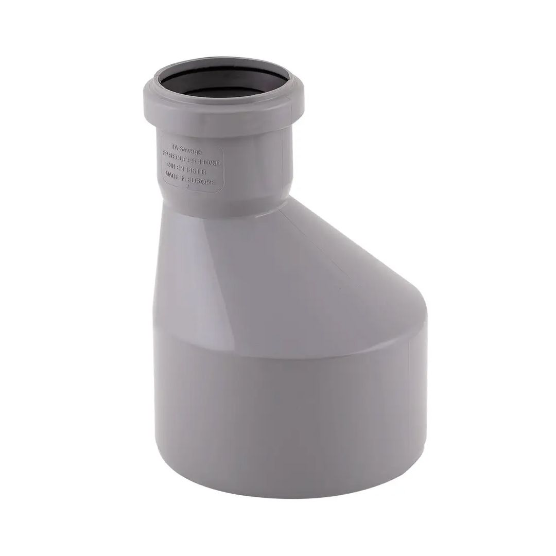 Муфта переходная из полипр. прямая 110х50 (1 резинка*50) д/канализ. труб TA Sewage